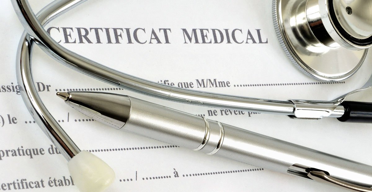 Certificat médical d'incapacité de travail Lausanne en Suisse